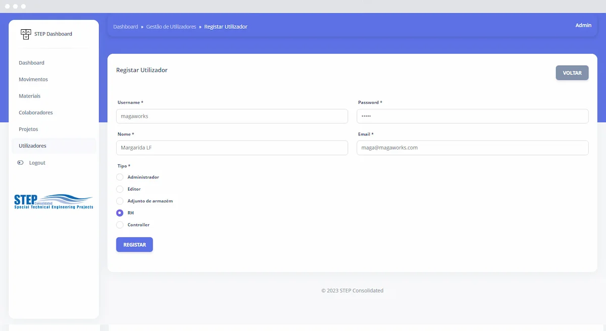 Step Business App - Warehouse and stock management