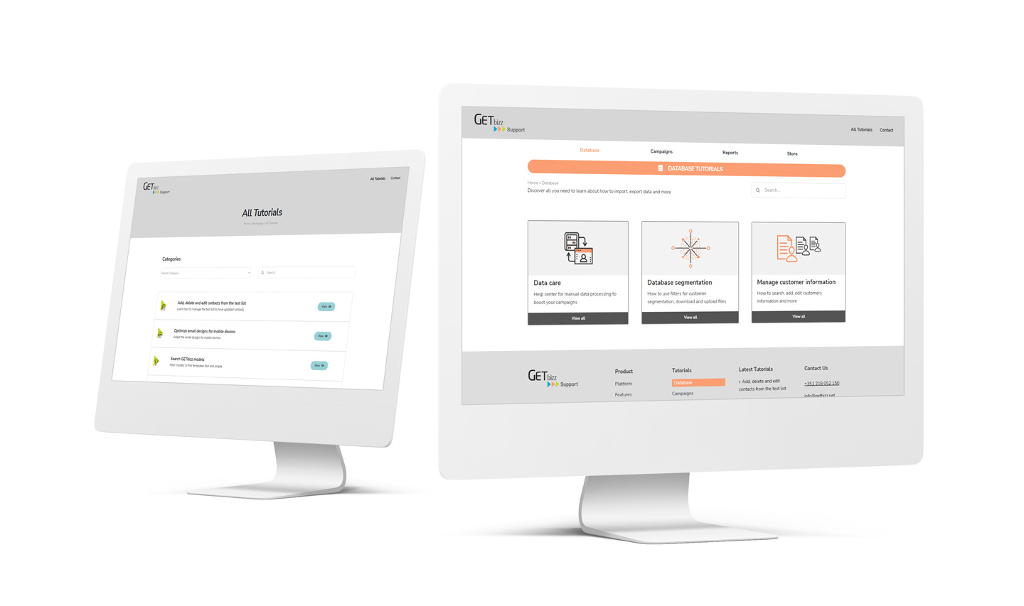 Getbizz support - website